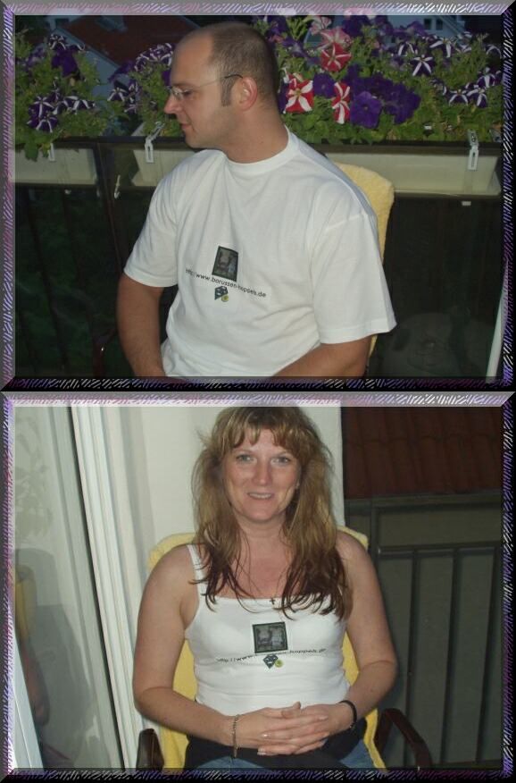 Das sind sie, die neuen Fanclub Shirts ;-)