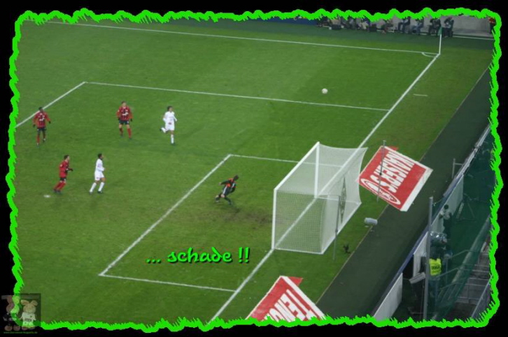 Schade...
